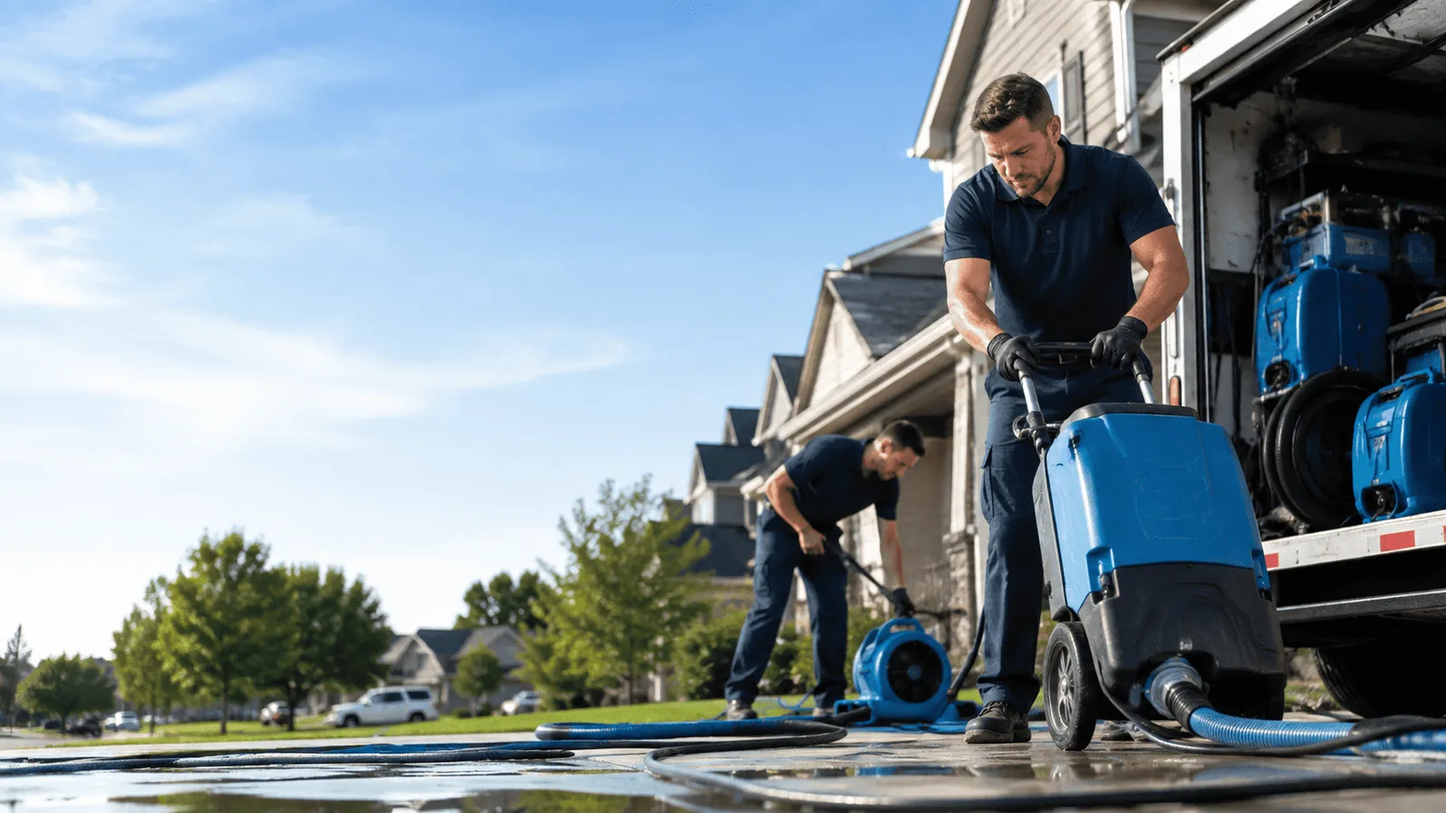 Structural Drying being performed in Grand Forks, ND